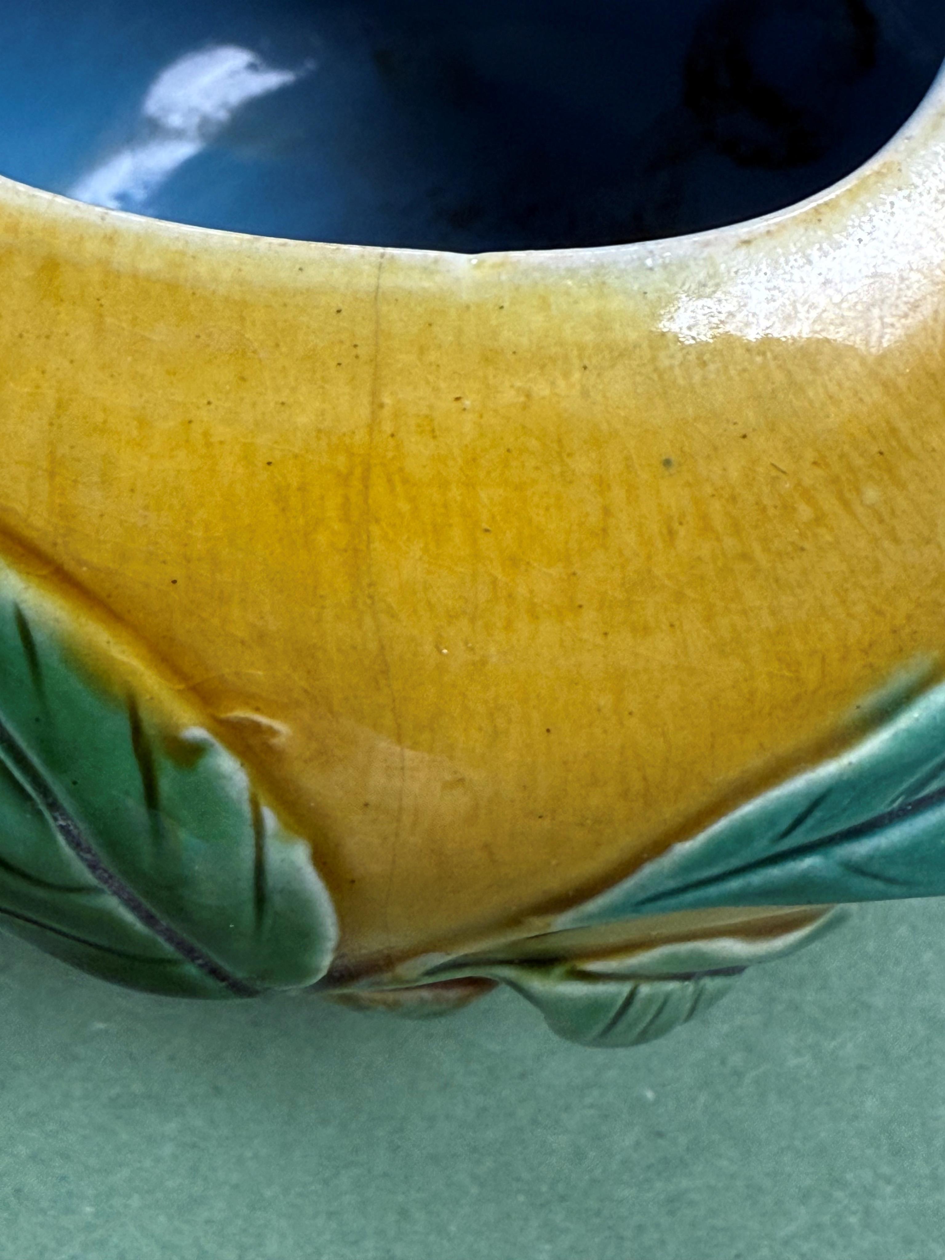 A rare Minton majolica teapot, c.1867